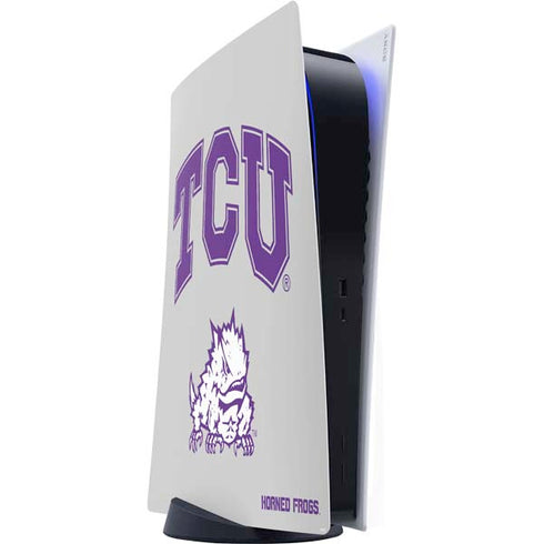 Texas Christian University Horned Frogs Logo Print PlayStation PS5 Skins